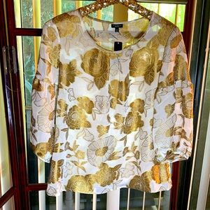 NWT TALBOTS long sleeved blouse